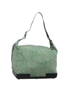 Authentic BOTTEGA VENETA Shoulder Bag Nylon Green